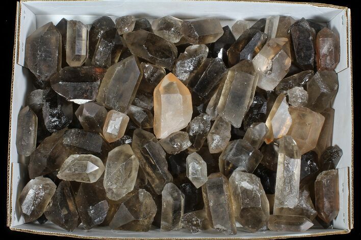 Lot: Lbs Smoky Quartz Crystals (-) - Brazil #77841